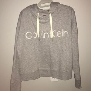 Calvin Klein cropped hoodie size M